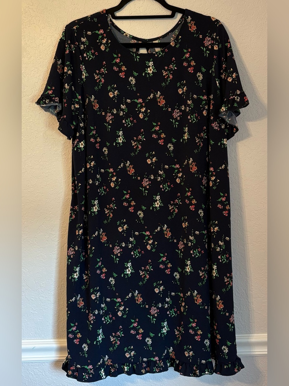 Gilli Navy Floral Mini Dress